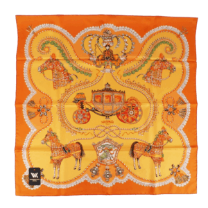 HERMÈS "Paperoles" Luxus Designer Seidencarré Tuch Stola 90 cm OP: 495 €