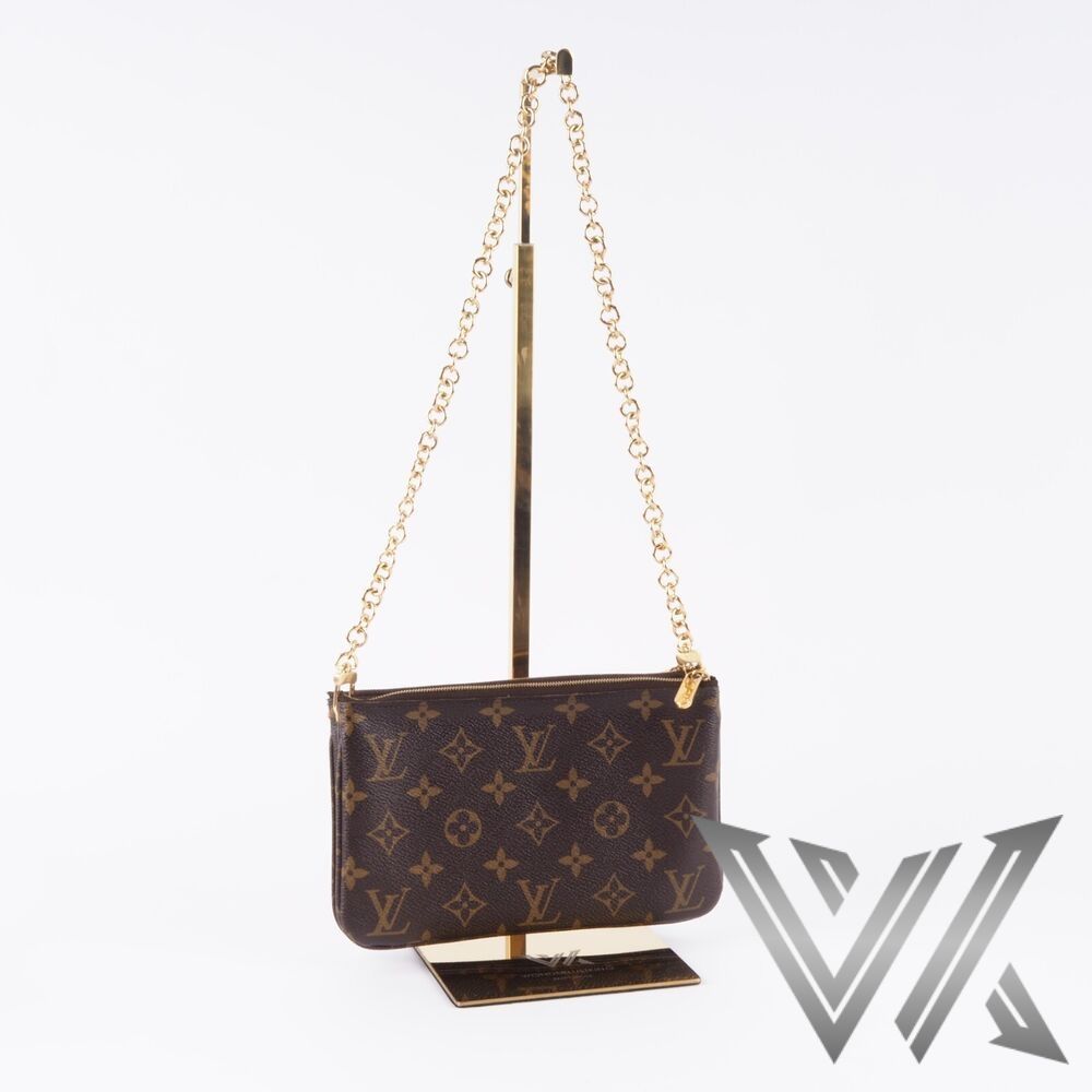 Vuitton double zip pochette sale