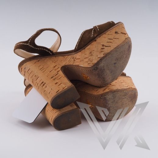 Cork Plateau Wedges