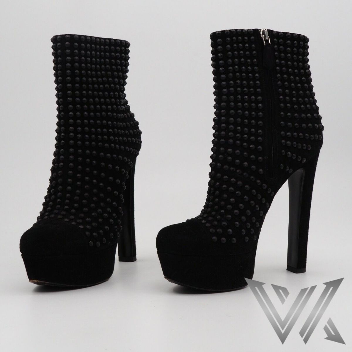 Wildleder High heels boots