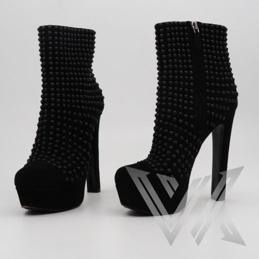 Wildleder High heels boots