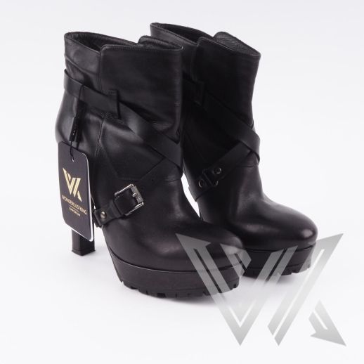 High Heels Stiefelette Platform Ankle