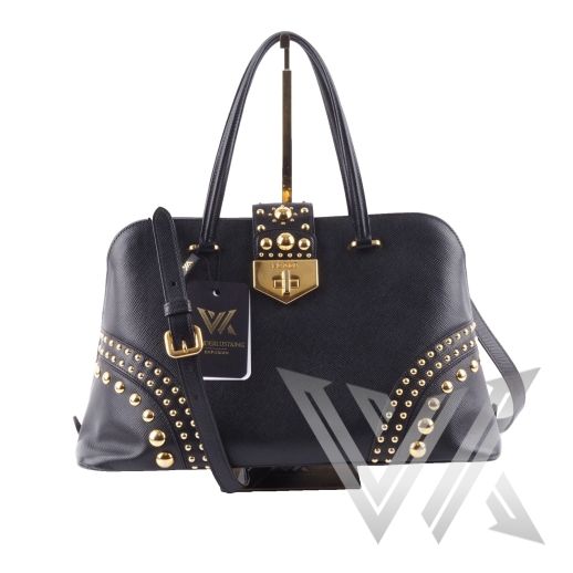 Promenade Studded Saffiano 2Way