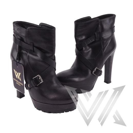 High Heels Stiefelette Platform Ankle