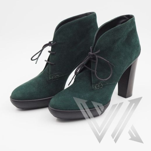 High heels Plateau Wildsleder