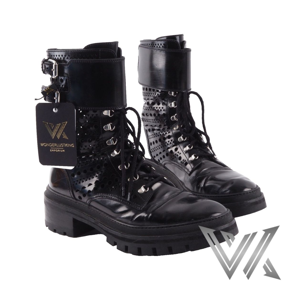 Laser Cut Combat Boots