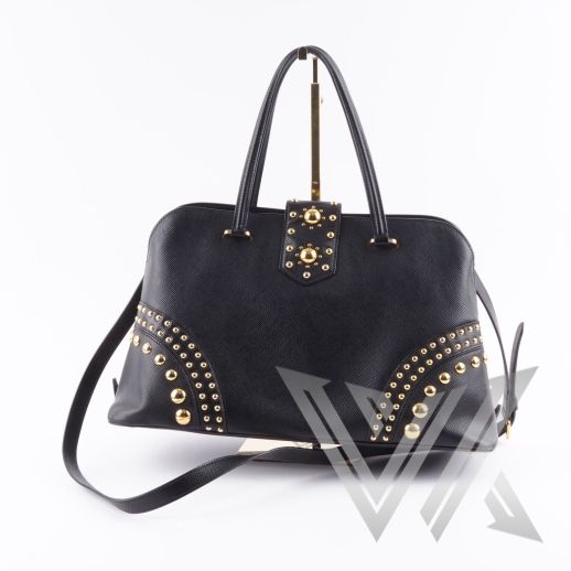 Promenade Studded Saffiano 2Way