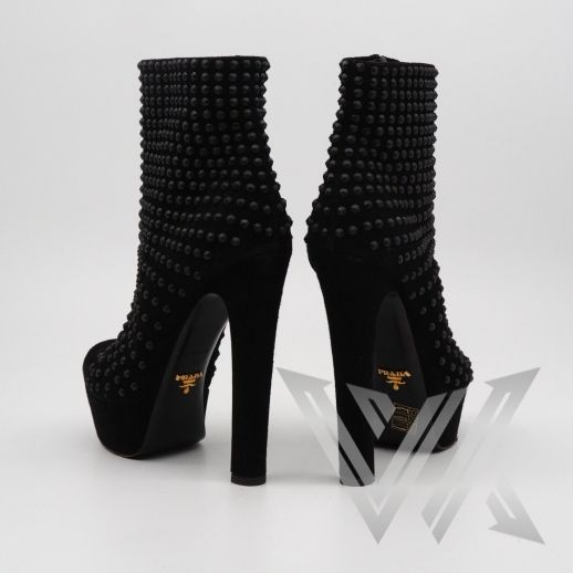 Wildleder High heels boots