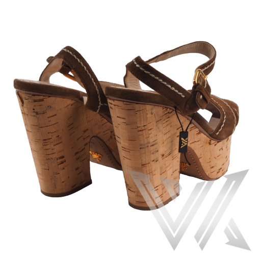 Cork Plateau Wedges