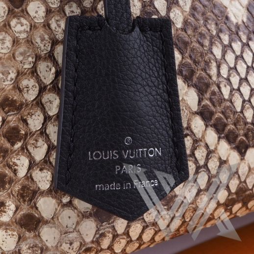 Lockme Cabas Python Noir