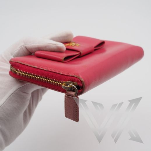 Saffiano Bow Wallet