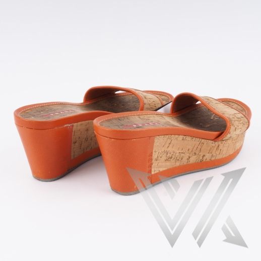 Cork Plateau Slippers