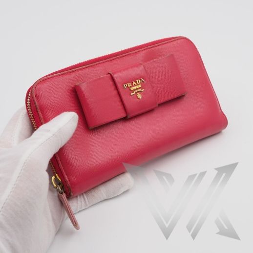 Saffiano Bow Wallet