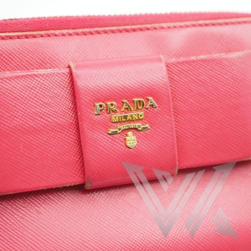 Saffiano Bow Wallet