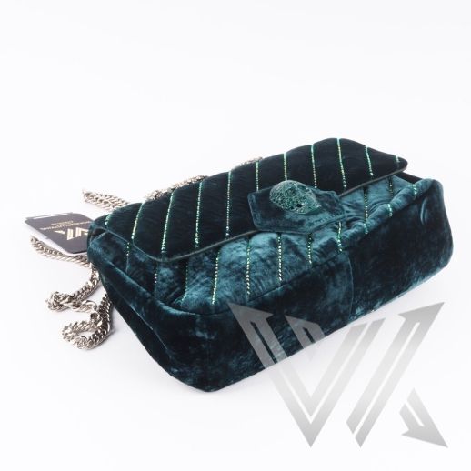 Shoulder Bag Skull Velvet