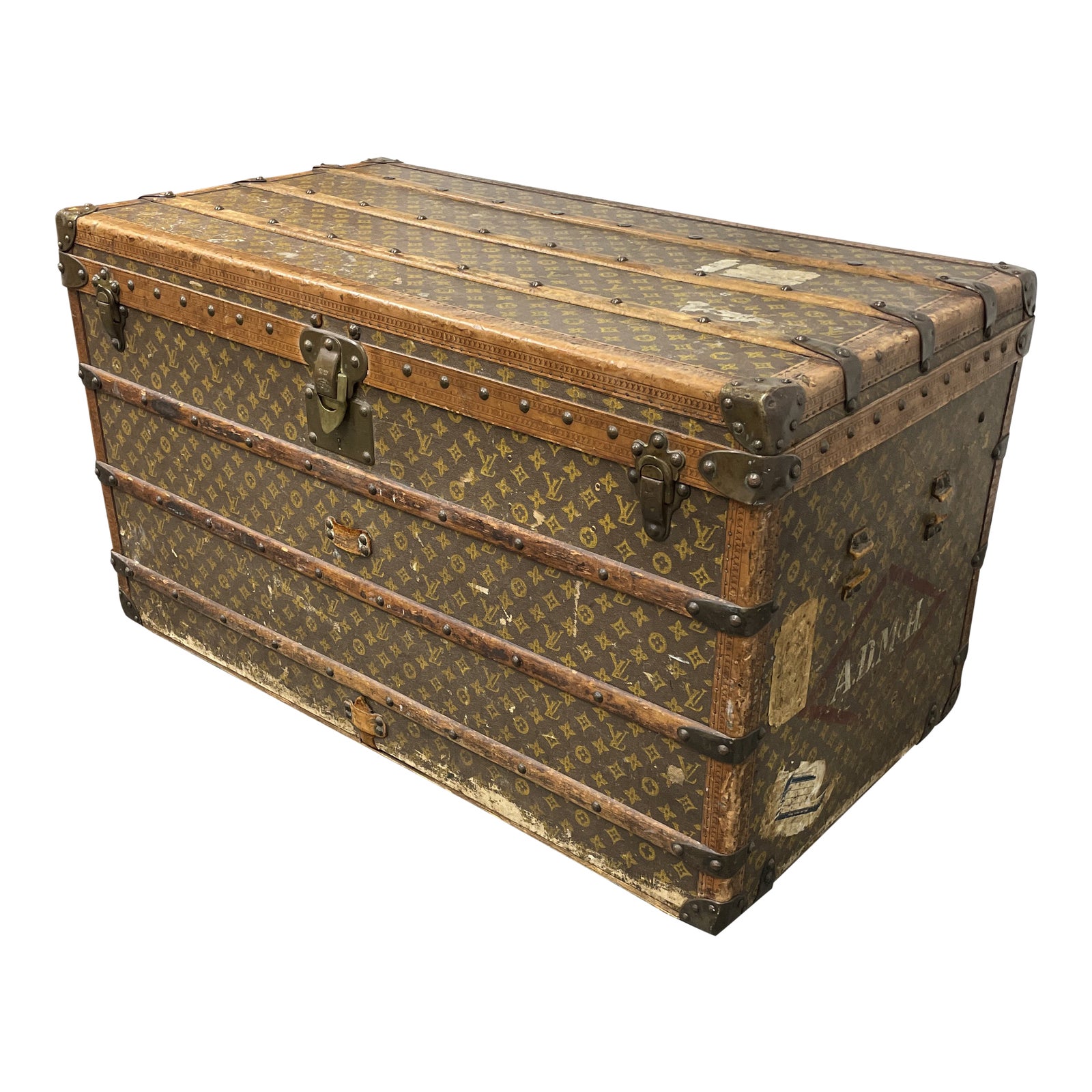 Late 1800´s Monogram Trunk