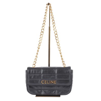 Monochrome Padded Shoulder Bag