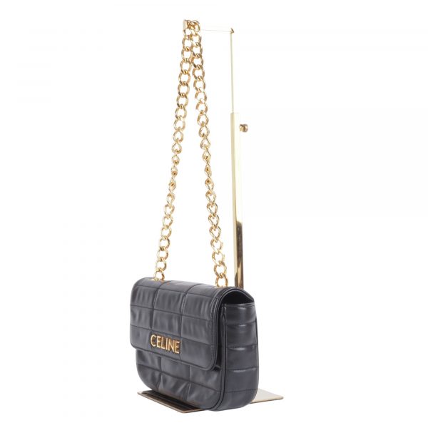 Monochrome Padded Shoulder Bag - Image 5