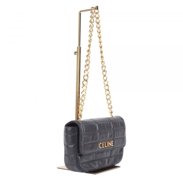 Monochrome Padded Shoulder Bag - Image 3