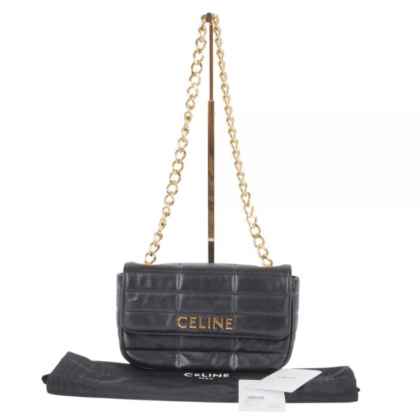 Monochrome Padded Shoulder Bag - Image 2