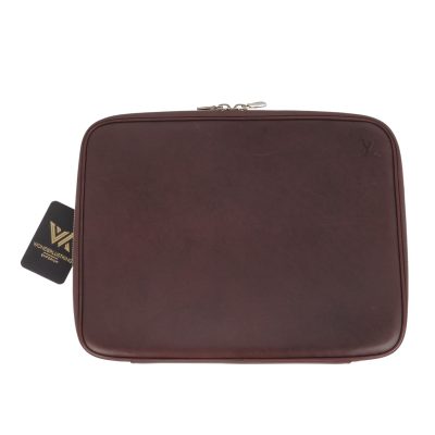 Computer Sleeve PM Bordeaux Leather