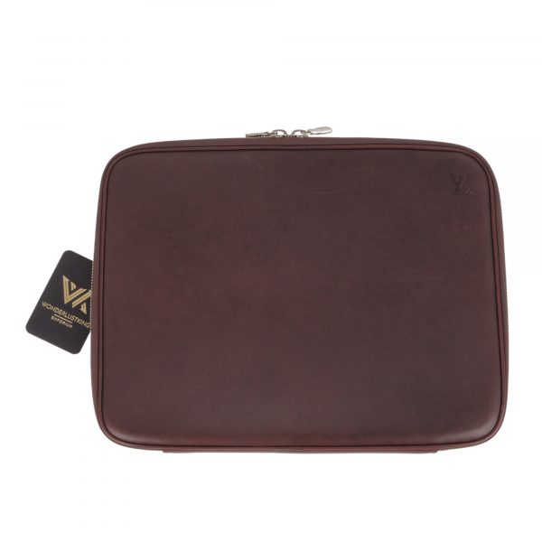 Computer Sleeve PM Bordeaux Leather