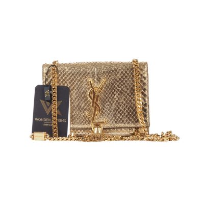 Kate Python Embossed Gold