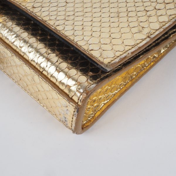 Kate Python Embossed Gold - Image 7