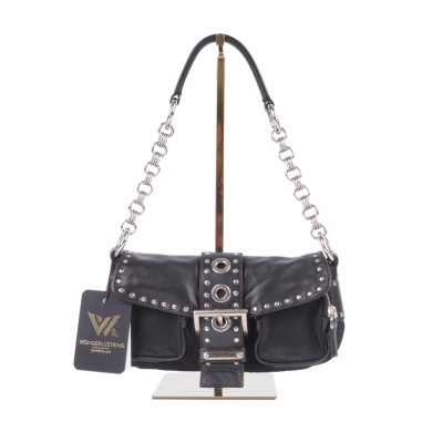 BR2417 Tessuto Vitello Black Buckle