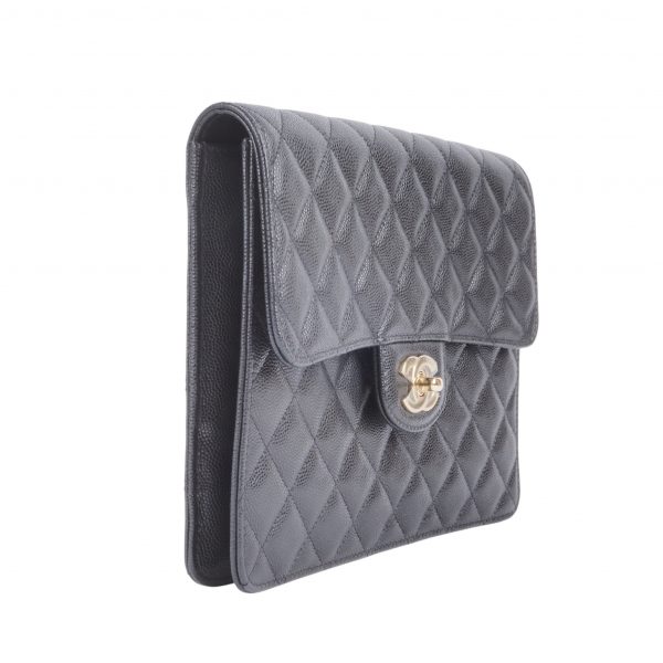 Classic Flap Clutch Caviar 2021 – Bild 3