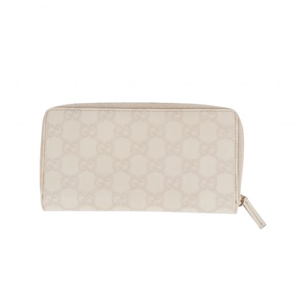 Signature Guccissima Zip-Around Wallet Cream - Image 17