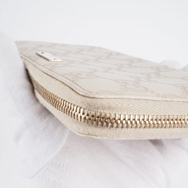 Signature Guccissima Zip-Around Wallet Cream - Image 7