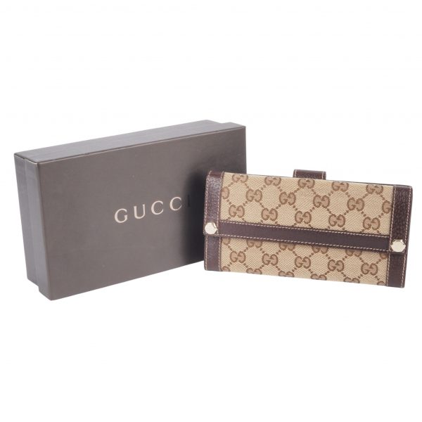 Bifold GG Logocanvas Long Wallet - Image 2