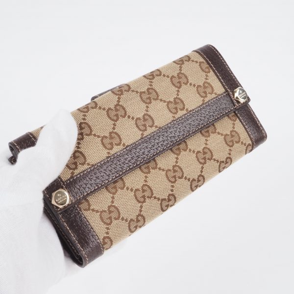 Bifold GG Logocanvas Long Wallet - Image 4