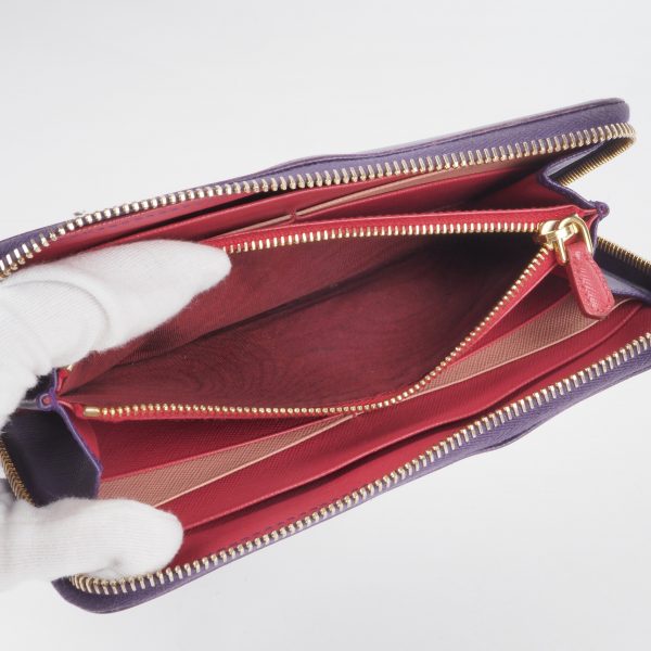 1M0506 Große Geldbörse aus Saffiano Leder - Image 13