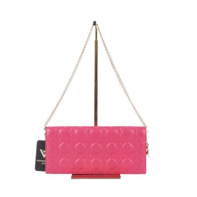 Lady Dior Lambskin Wallet on Chain
