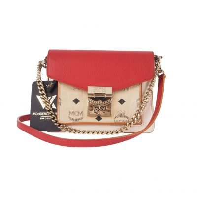 Mini Patricia Chain Visetos + Ruby Red