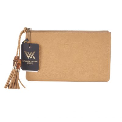 Calfskin Bamboo Pouch 376854