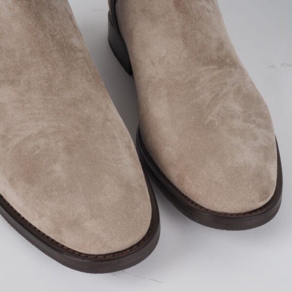 Suede Boots Gray – Bild 6