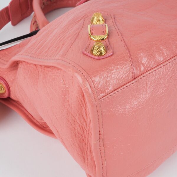 Le City Medium Lambskin Rose / Gold – Bild 7