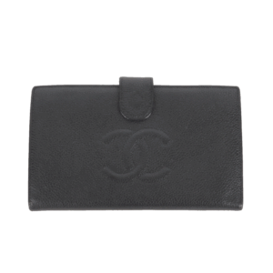 CHANEL Coco Mark Caviar Leder Long Wallet Portemonnaie Luxus Designer OP: 700 €