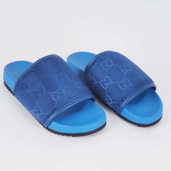 Off the Grid Guilted Blue Slipper – Bild 4