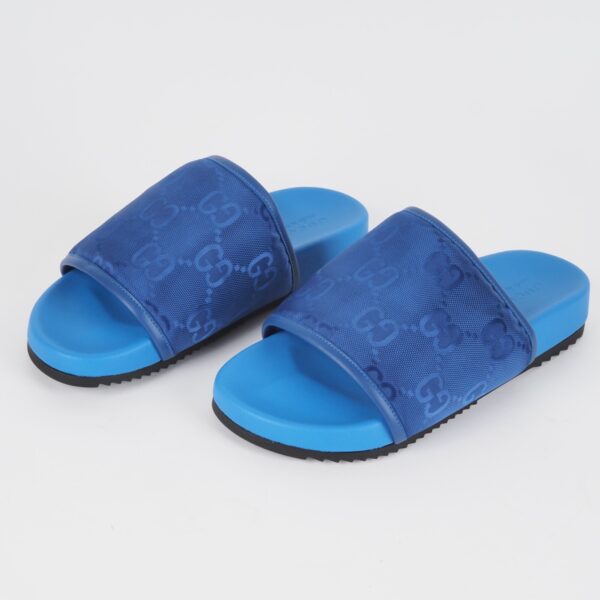 Off the Grid Guilted Blue Slipper – Bild 5