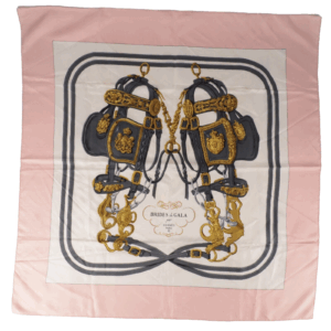 HERMÈS "Brides de Gala" Luxus Designer Seidencarré Tuch Stola 90 cm OP: 460 €
