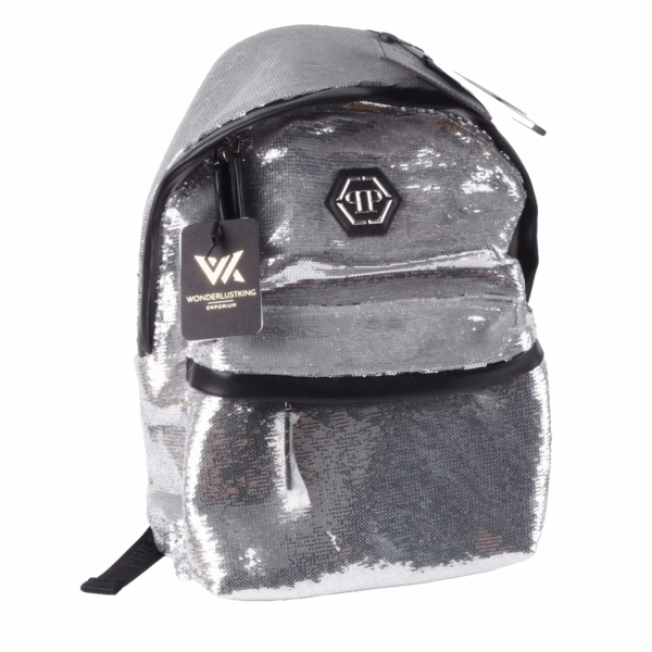 Rucksack Backpack Soleil Silver Glitter