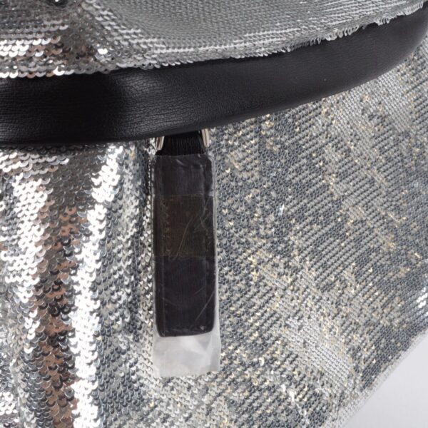 Rucksack Backpack Soleil Silver Glitter - Image 9