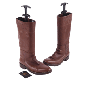 YSL Saint Laurent Laser Cut Luxus Designer Kalbsleder Stiefel Gr. 38,5 OP: 1100€