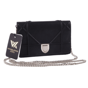 CHRISTIAN DIOR Diorama Noir Wallet on Chain Luxus Leder Crossbody OP: 2900 €