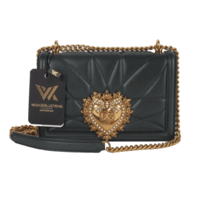 DOLCE & GABBANA Devotion Medium Nappa Matelassé Luxus Schultertasche OP: 2500 €