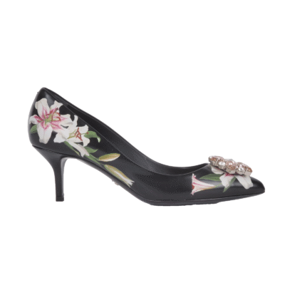 Floral Pumps Crystal
